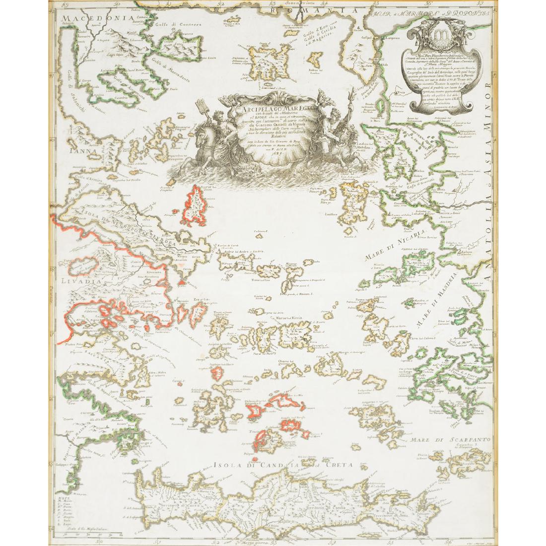 Giacomo Giovanni Rossi "Arcipelago Mar Egeo con le (1 of 4)