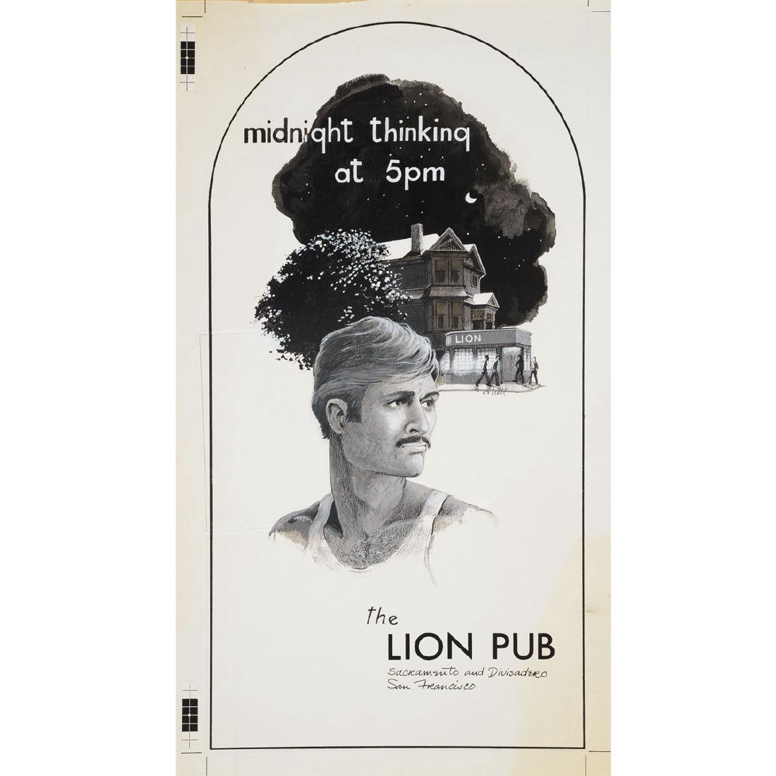 Dale Hall 4 original advertisement drawings from The (1 of 5)