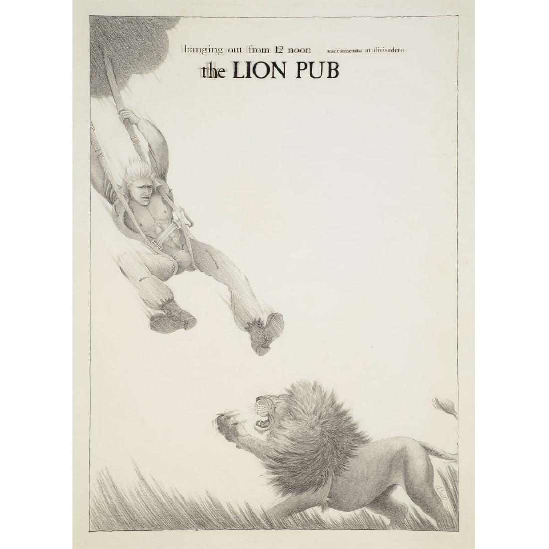 Dale Hall 3 original advertisement drawings from The (1 of 4)