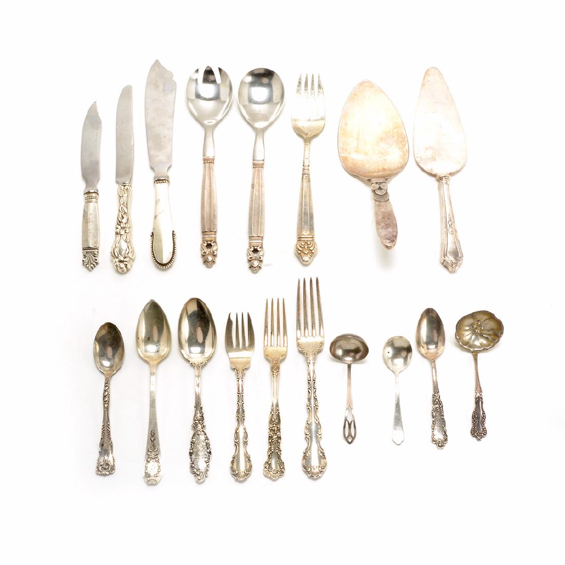 Collection of Assorted Sterling Flatware (1 of 9)