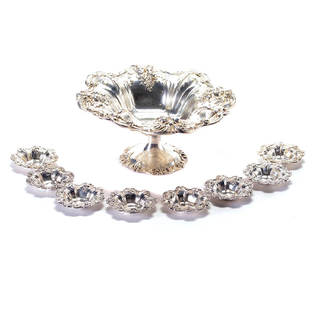 Reed & Barton "Francis I" Sterling Silver Compote and (1 of 6)