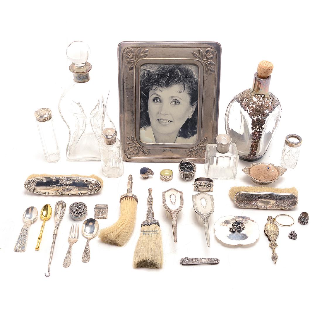Collection of Sterling Mounted Personal Articles (1 of 10)