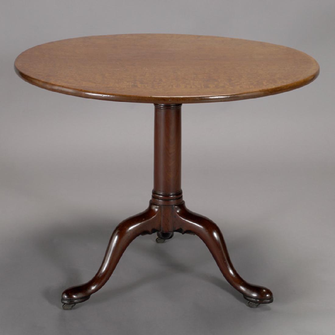 George III Mahogany Pedestal Tripod Table (1 of 5)