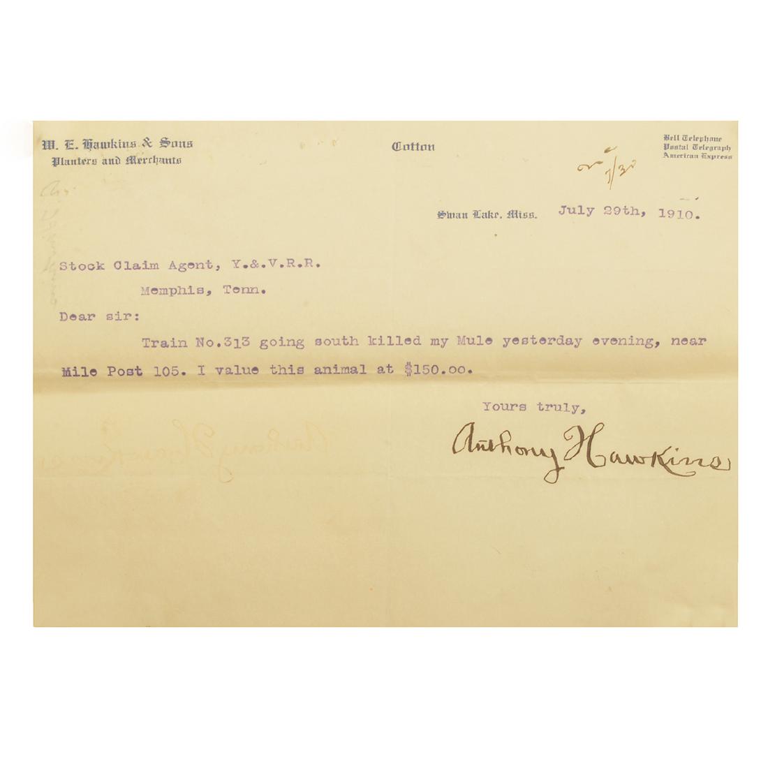 American Railroad Business Transactions Archival (1 of 10)