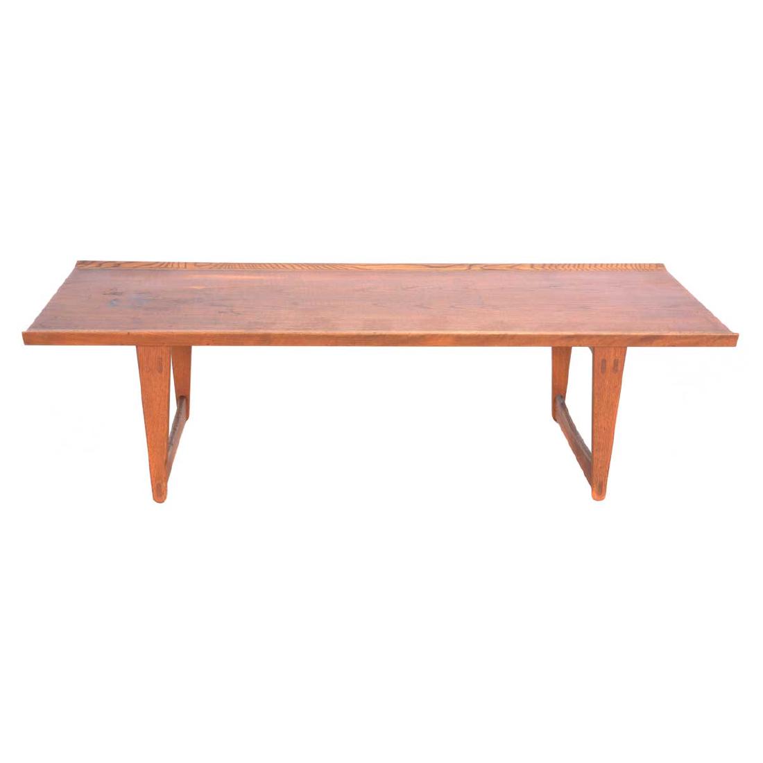 Rare Mid Century Modern Swedish Oak and Teak Side Table (1 of 5)