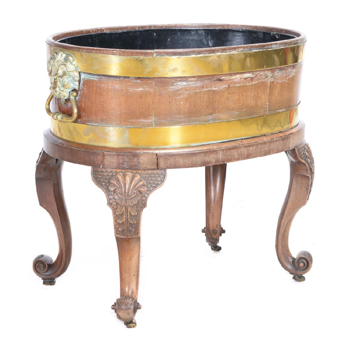 George III Brass Mounted Jardiniere (1 of 5)