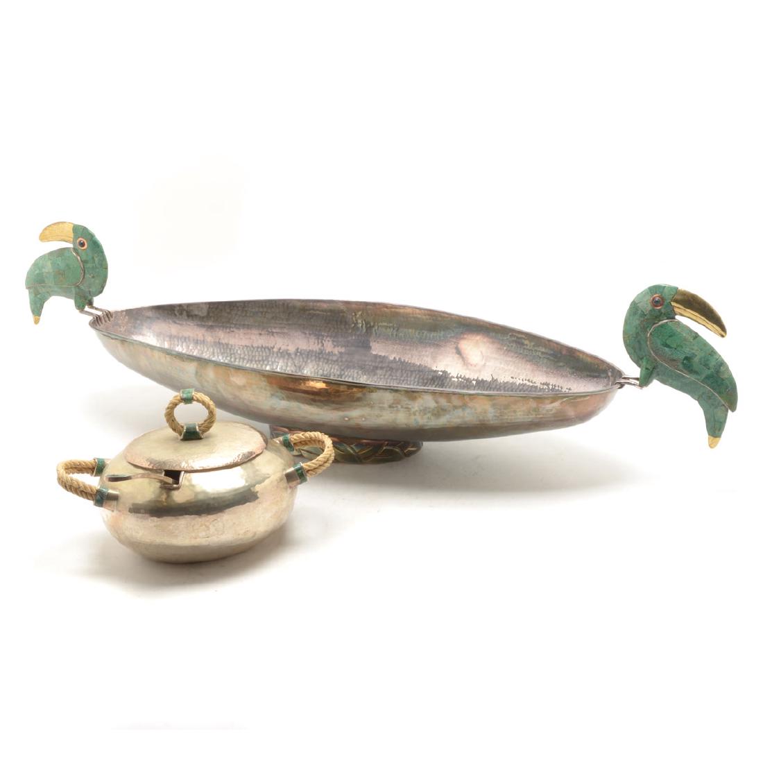 Emilia Castillo Tureen, Ladle, and Large Garden Bowl (1 of 10)