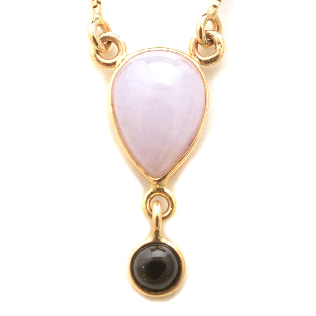 Jade, 14k Yellow Gold Necklace. (1 of 5)