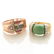 Collection of Two Retro Multi-Stone, Diamond, 14k Gold