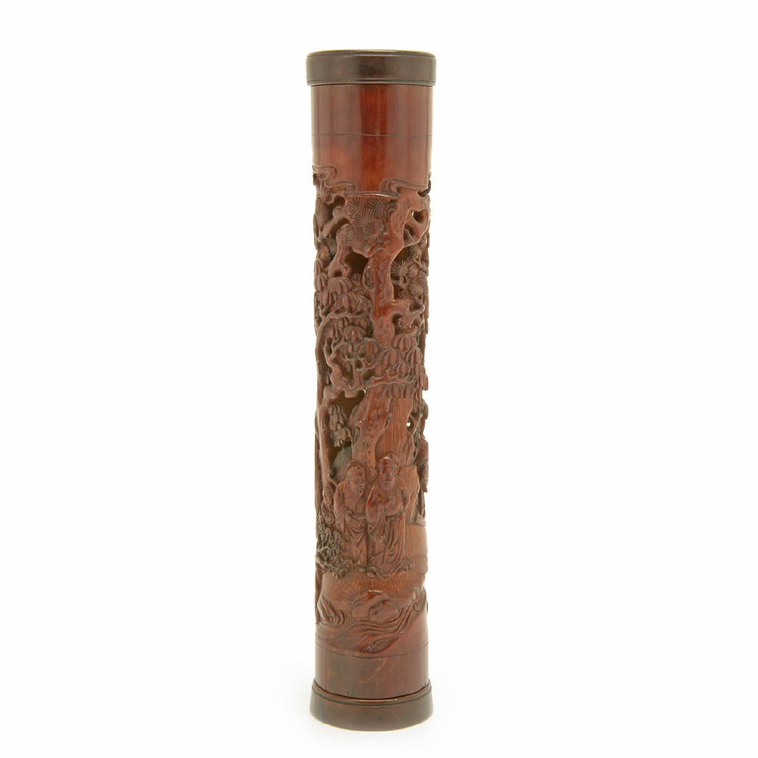 Bamboo Incense Holder, 19th Century (1 of 9)