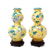 Pr of Canton Enamel Double Gourd Vases, 18th/19th C. - 2