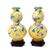 Pr of Canton Enamel Double Gourd Vases, 18th/19th C. - 4