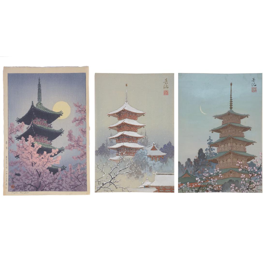 Unidentified Artist: Three Woodblocks (1 of 8)