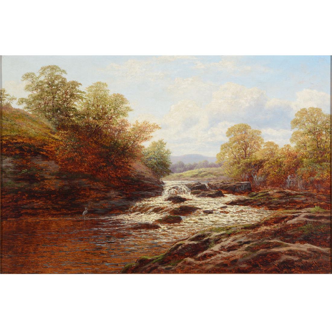 William Mellor "On the Warfe, Gassington Yorkshire" oil (1 of 5)