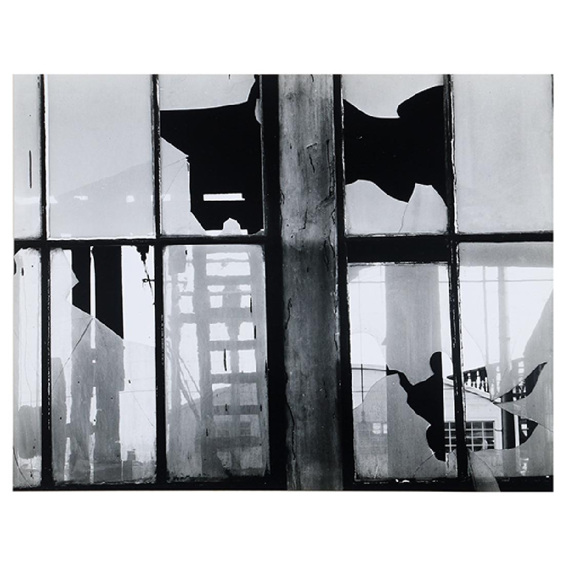 Brett Weston "Broken Window 1960" silver gelatin print (1 of 3)