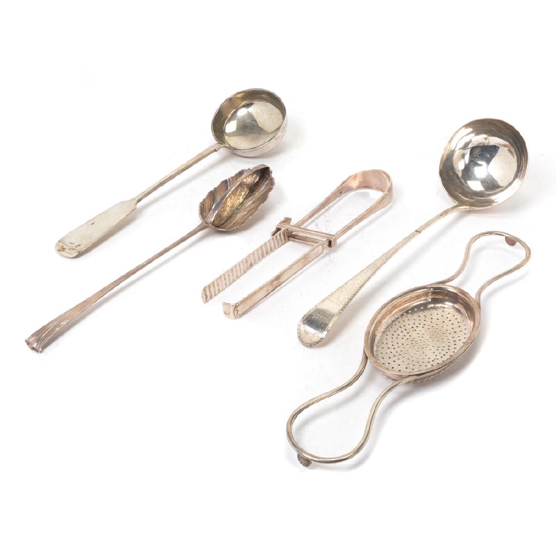 Five European Silver Utensils (1 of 5)