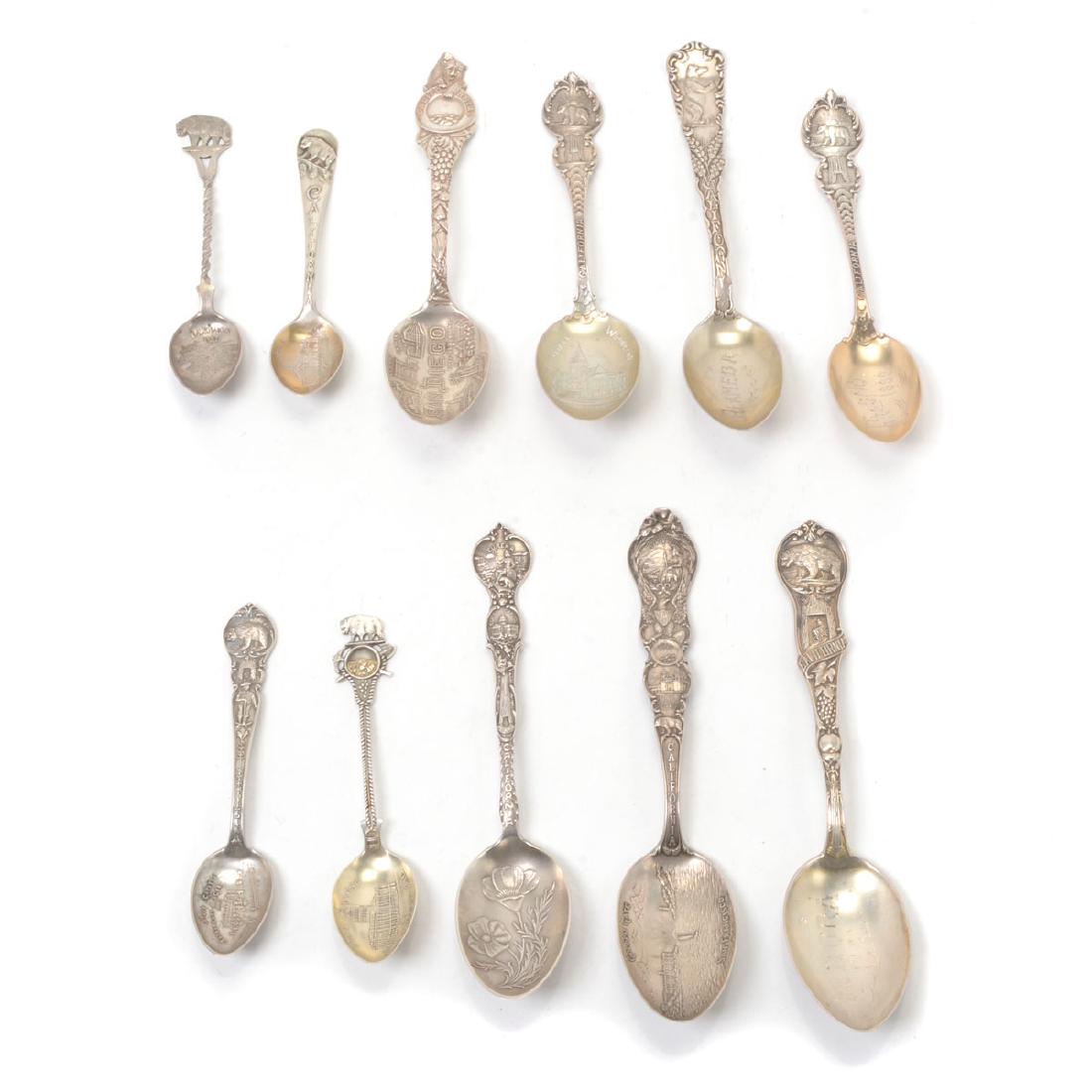 Collection of Sterling California Souvenir Spoons (1 of 4)