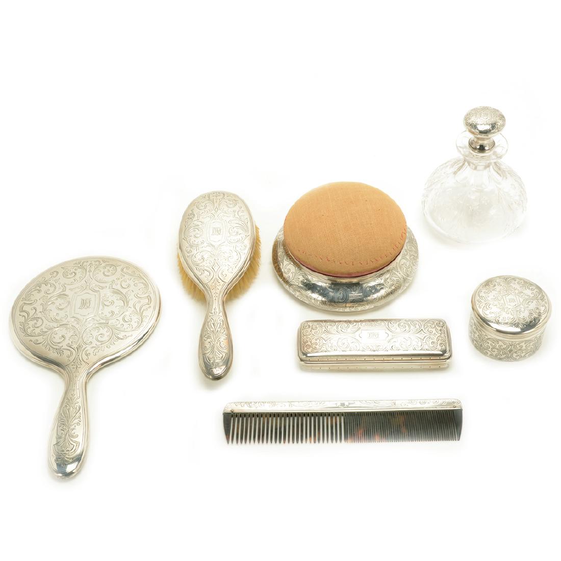 Tiffany & Co. Sterling Dresser Set (1 of 10)