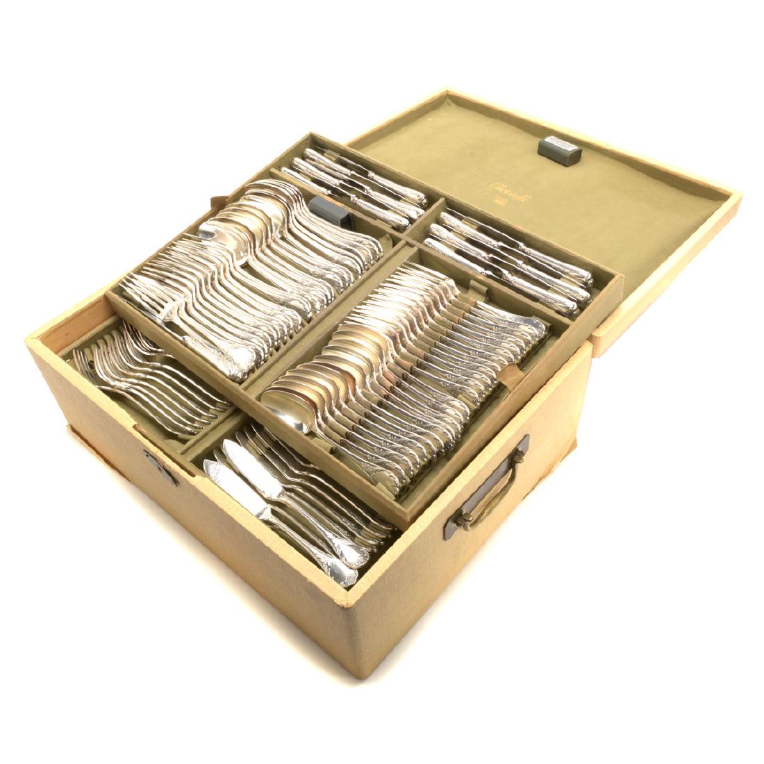 Christofle "Marly" Silver Plated Flatware Set (1 of 10)