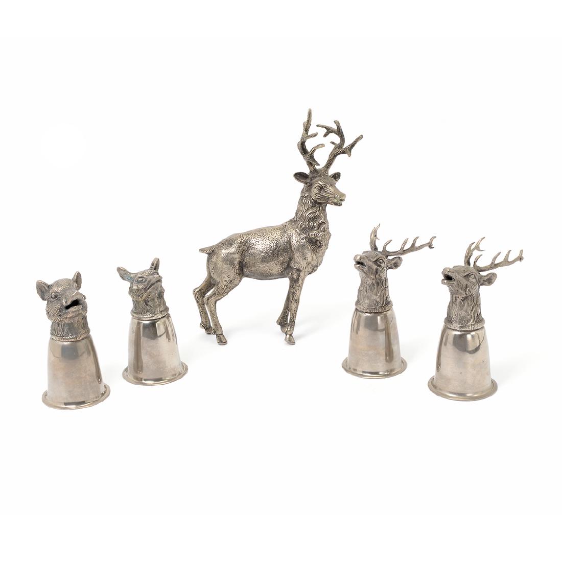 Gucci Silver Plate Reindeer with Four Hunting Stirrup (1 of 10)
