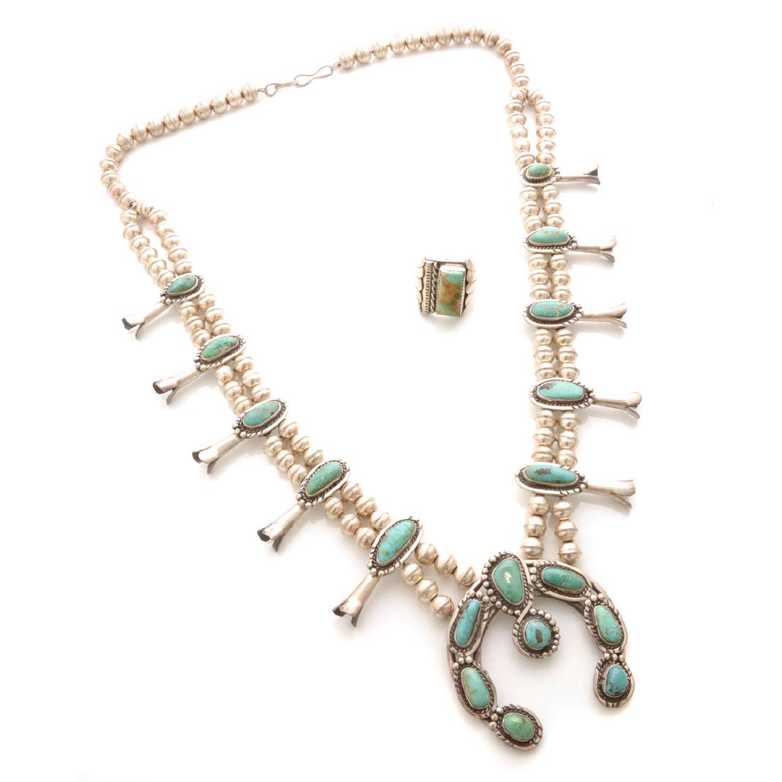 Native American Turquoise, Sterling Silver Jewelry (1 of 5)