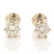 Pair of Diamond, 14k White Gold Stud Earrings.