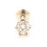 Pair of Diamond, 14k White Gold Stud Earrings. - 2