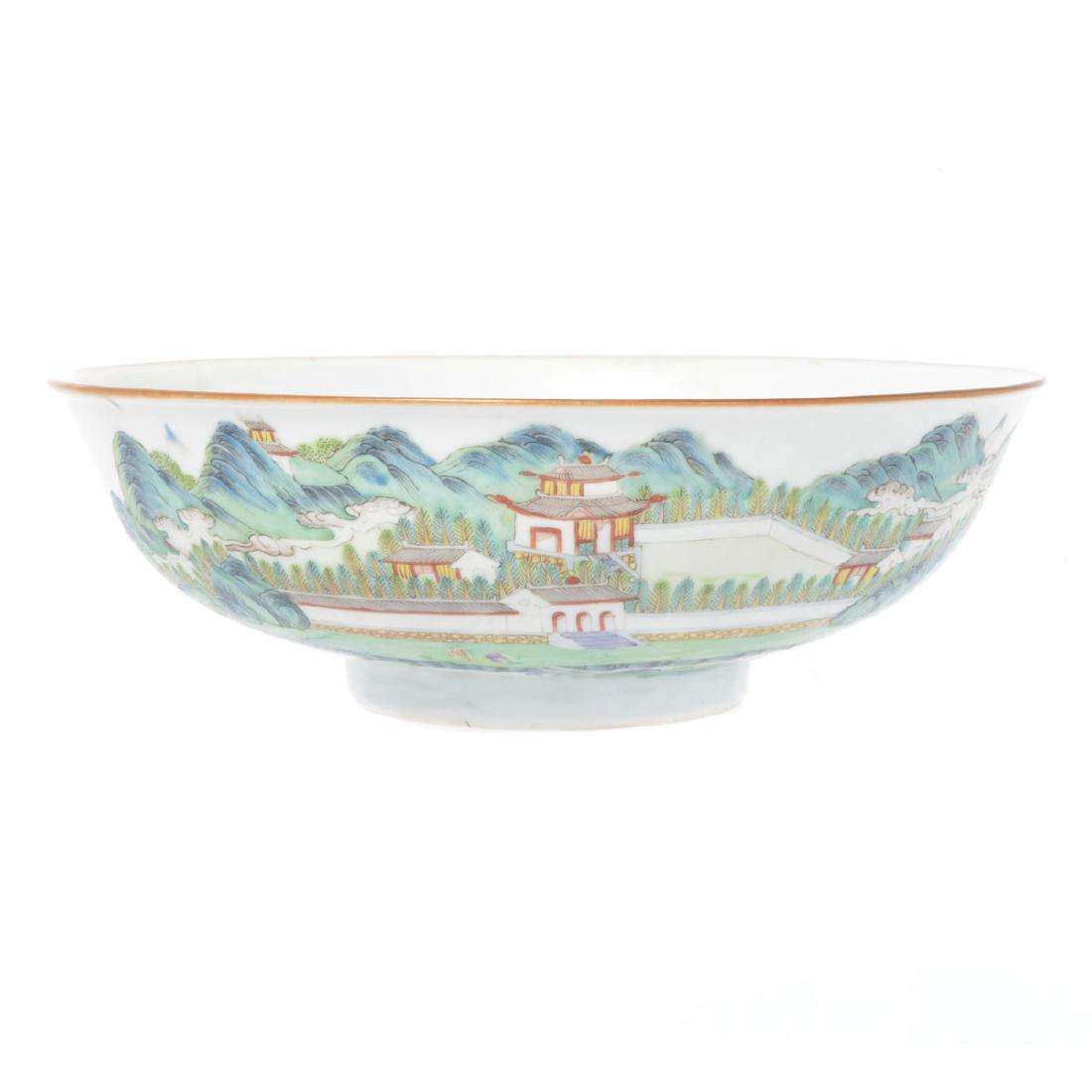 Famille Rose Low Bowl, 19th C. (1 of 6)