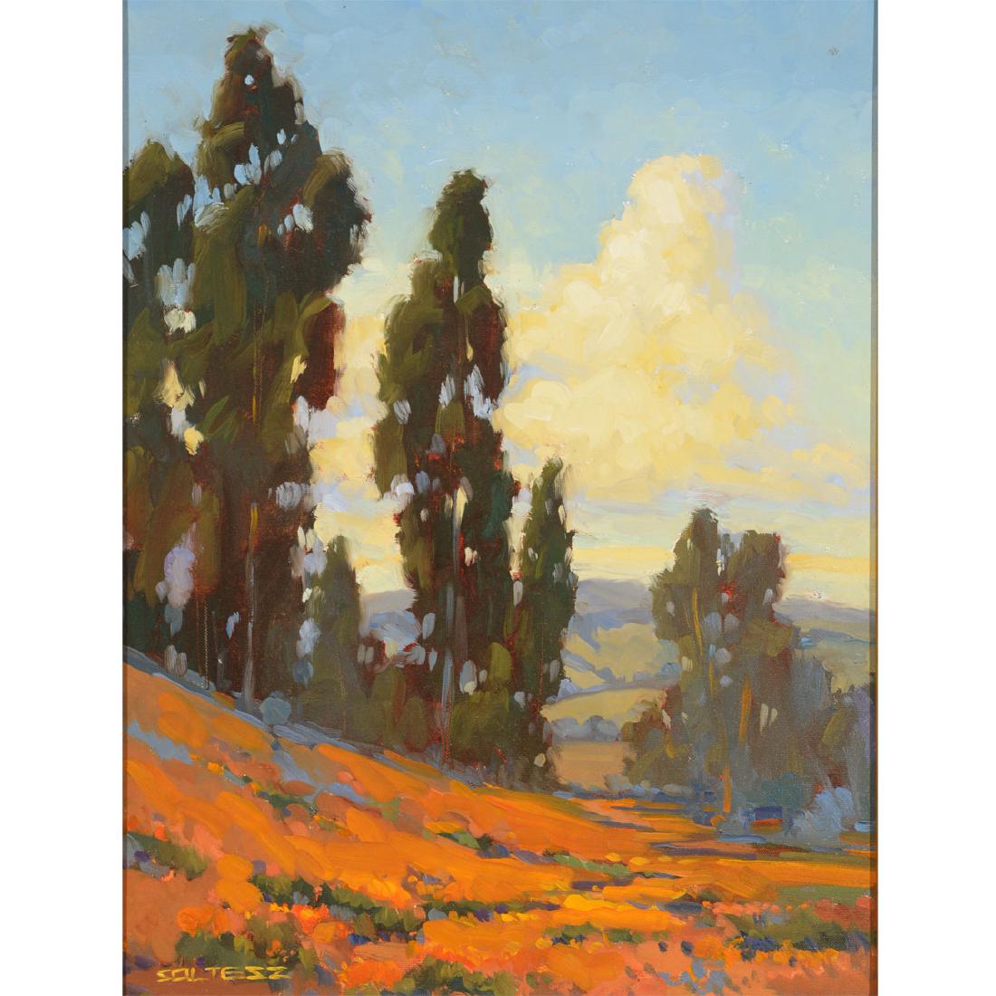 J. Thomas Soltesz "Mill Valley" oil on canvas (1 of 5)