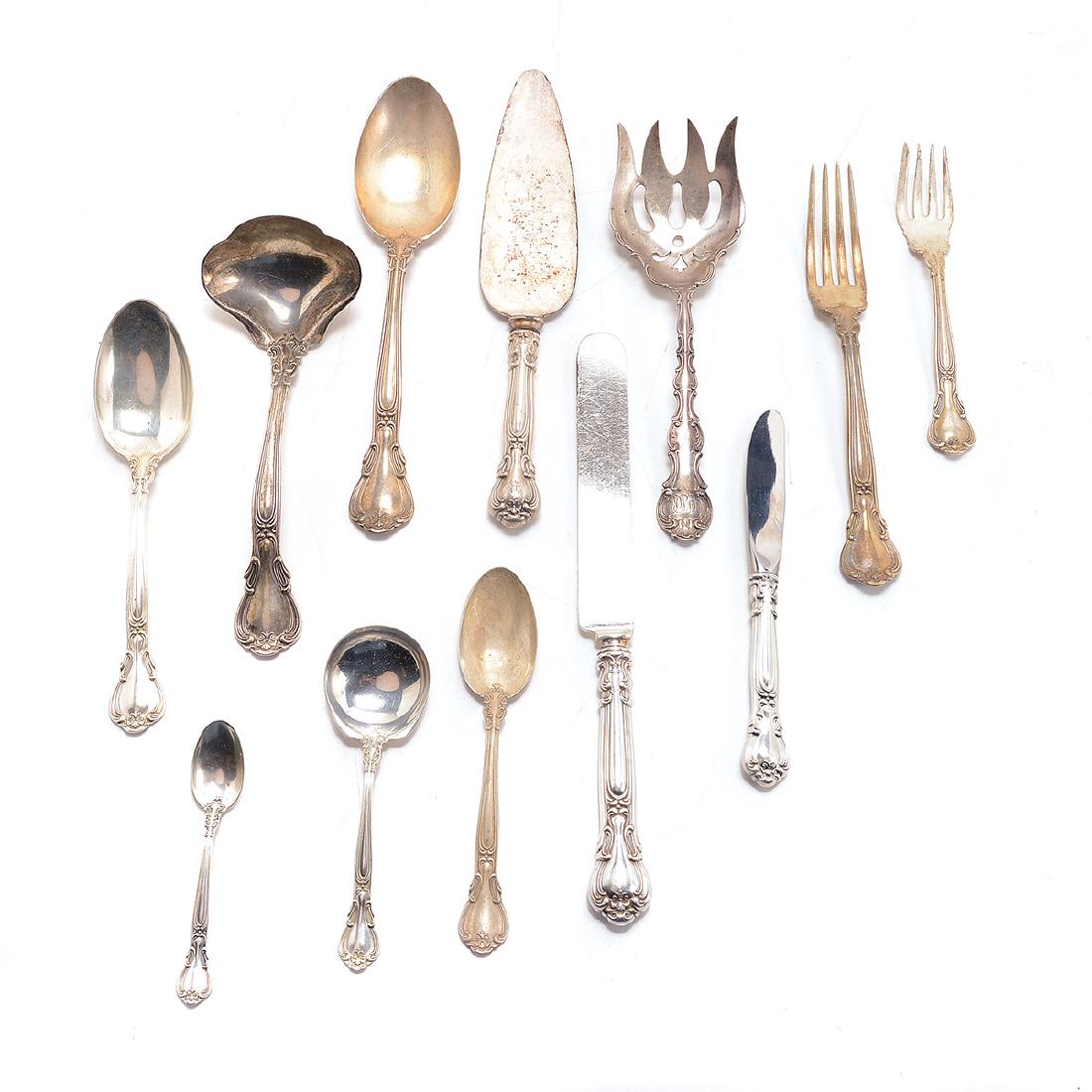 Gorham "Chantilly" Sterling Flatware Service (1 of 6)