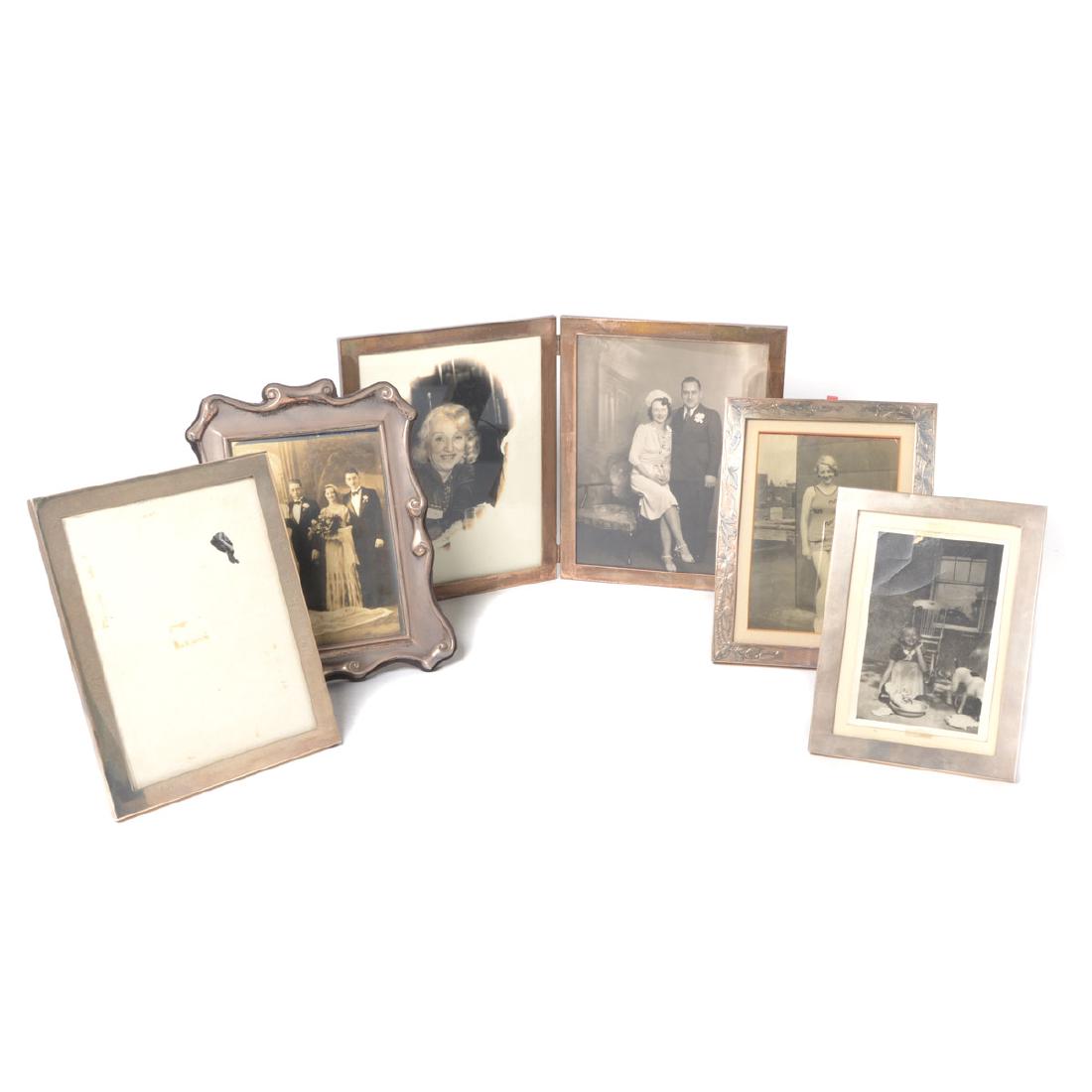 Five English or American Sterling Picture Frames (1 of 4)