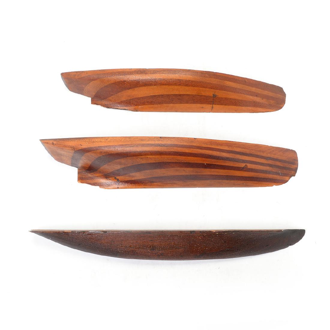 Three Wood Boat Half Models (1 of 7)