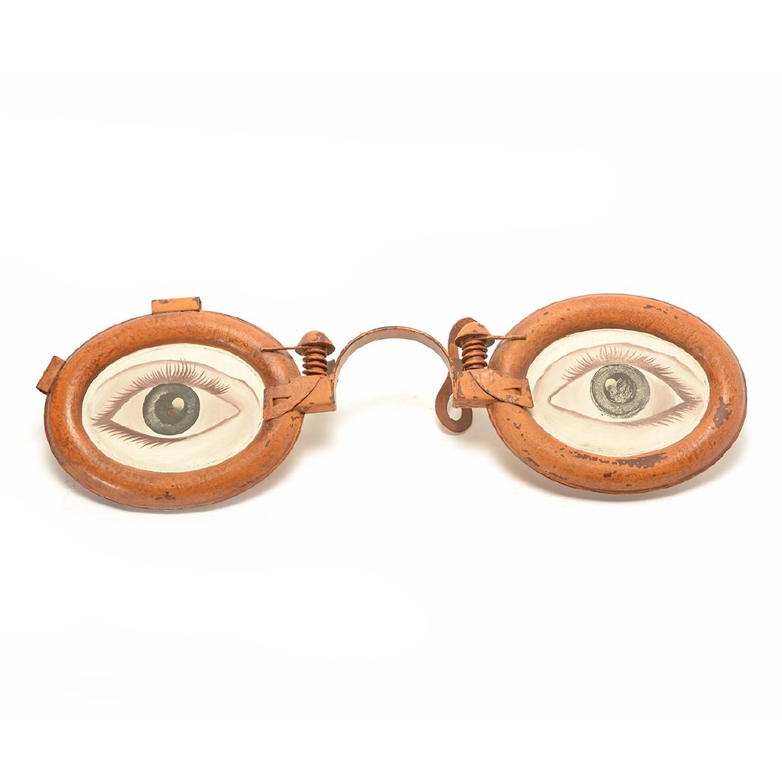 Americana Optometrist's Painted Zinc Trade Sign. (1 of 9)