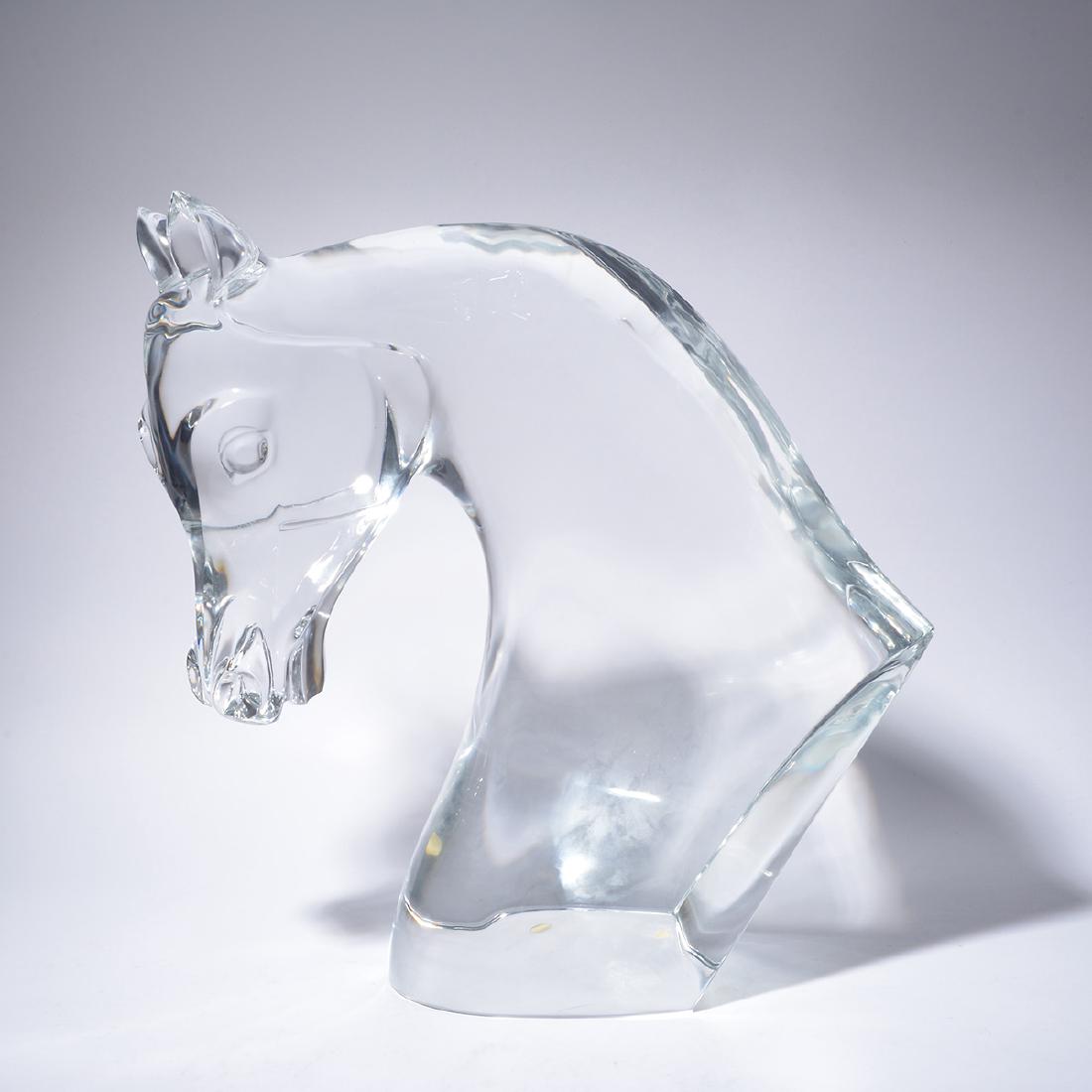 Lalique Crystal "Horse Head"
