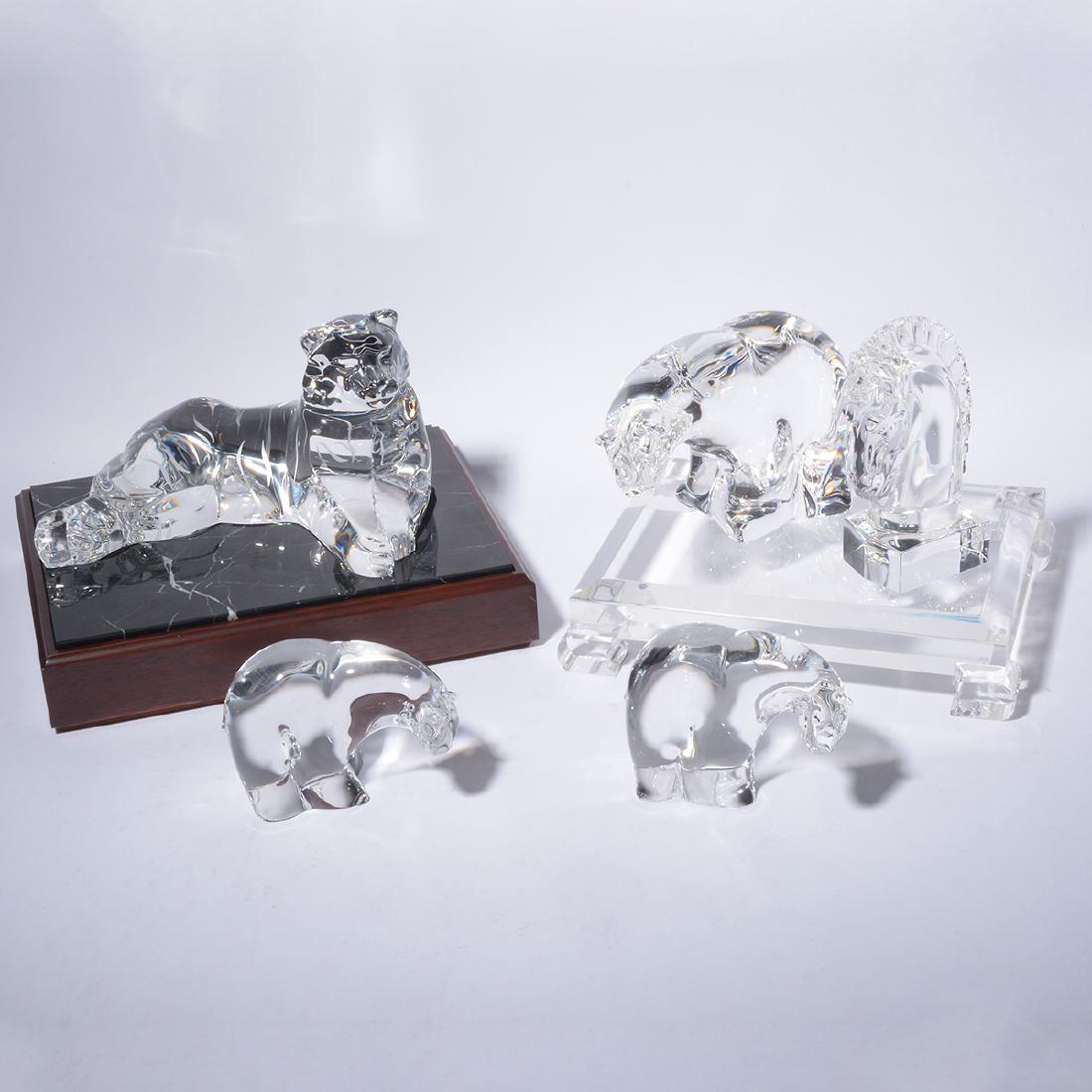Five Steuben Glass Animal Figurines (1 of 10)