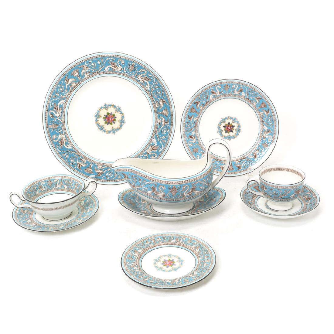 Wedgwood "Turquoise Florentine" China Service (1 of 5)