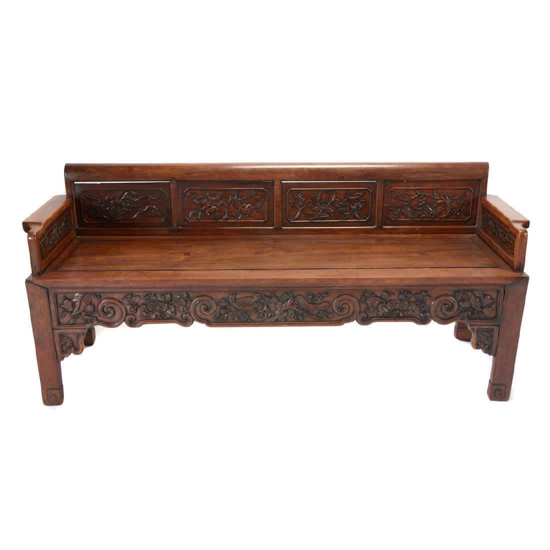 Rosewood Bench, 19th Century (1 of 5)