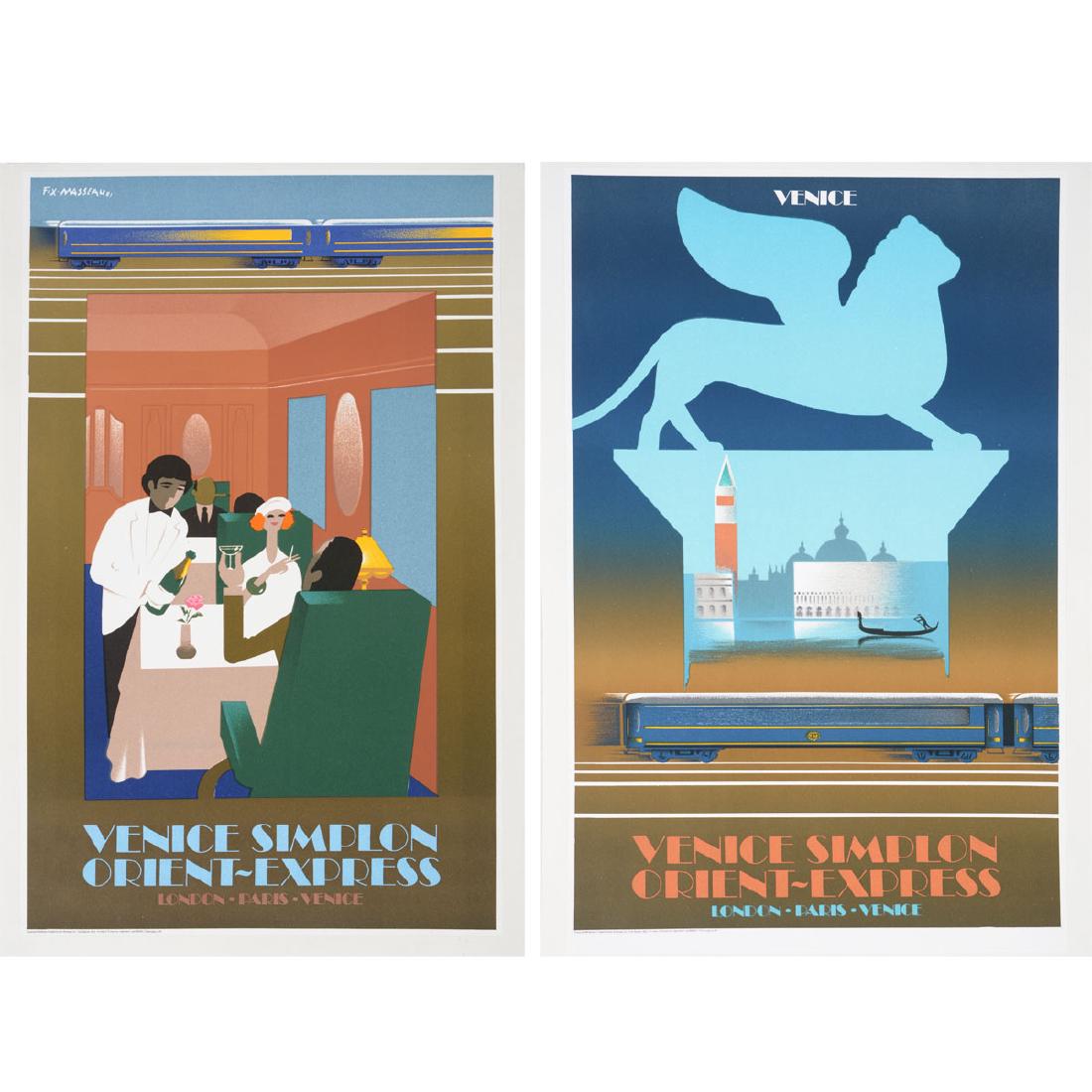 After Pierre Fix-Masseau 2 lithograph posters of Venice (1 of 5)