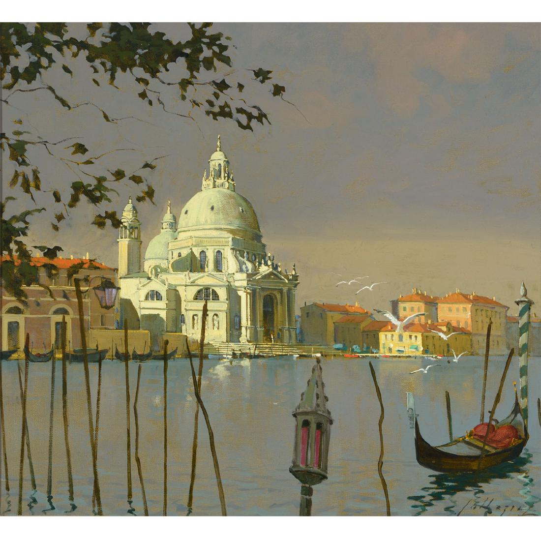 Lucio Sollazzi "Madona Dell Salute" oil on canvas (1 of 5)