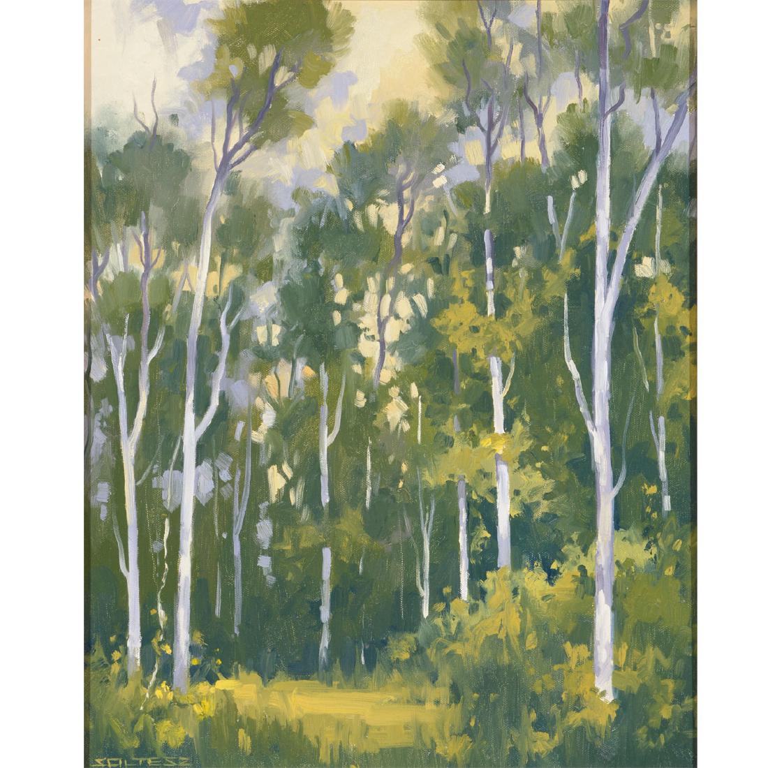 J. Thomas Soltesz "Summer Fog Trail" oil on canvas (1 of 5)