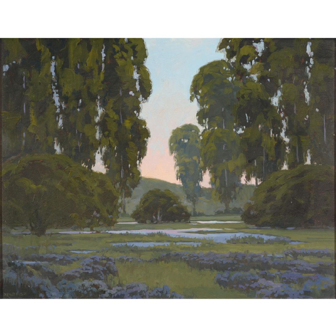 J. Thomas Soltesz "Evening Reflections" oil on canvas (1 of 5)