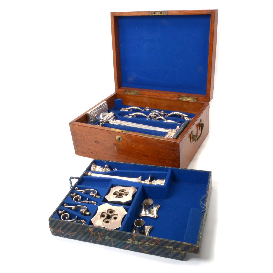 Pair Elkington Plate Four-Light Candelabra (1 of 10)