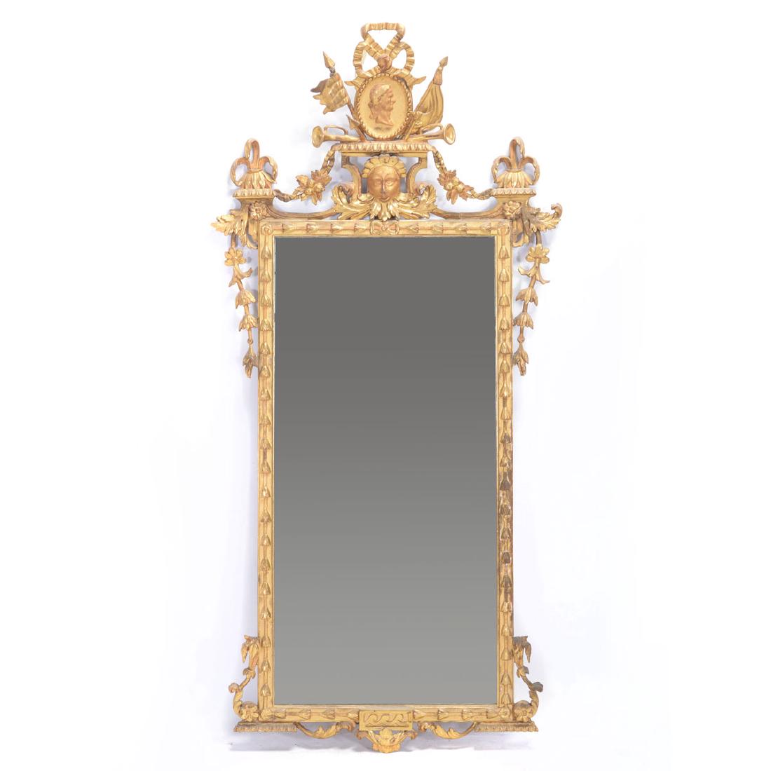 Continental Giltwood Neoclassical Mirror, Late 18th (1 of 5)