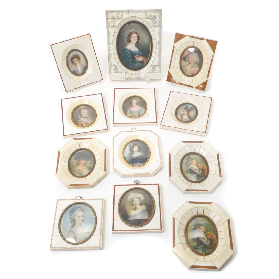 Twelve Miniature Portraits in Piano Key Frames (1 of 7)