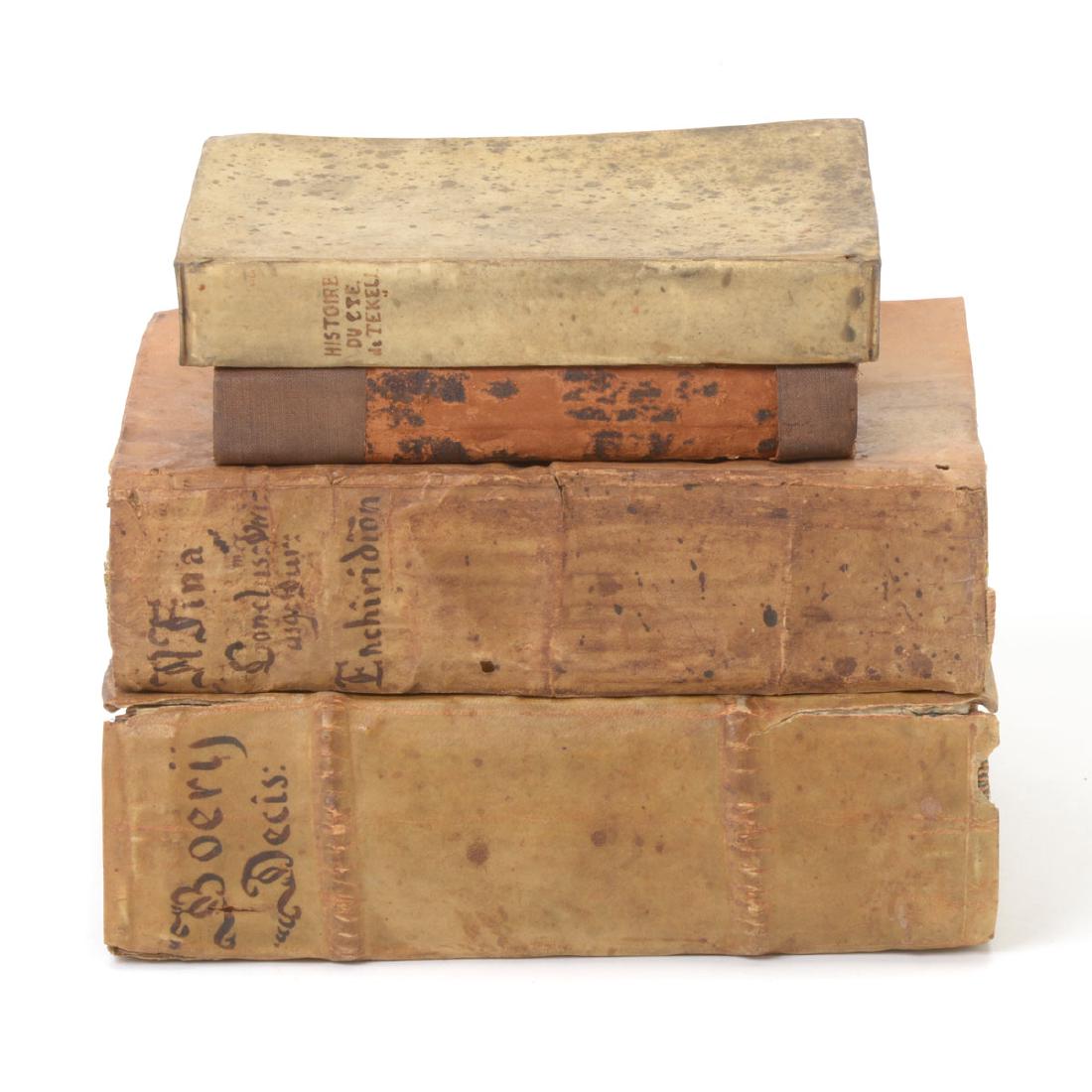 Three Latin Books with One French Book (1 of 10)