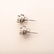 Pair of Diamond, 14k White Gold Stud Earrings. - 3