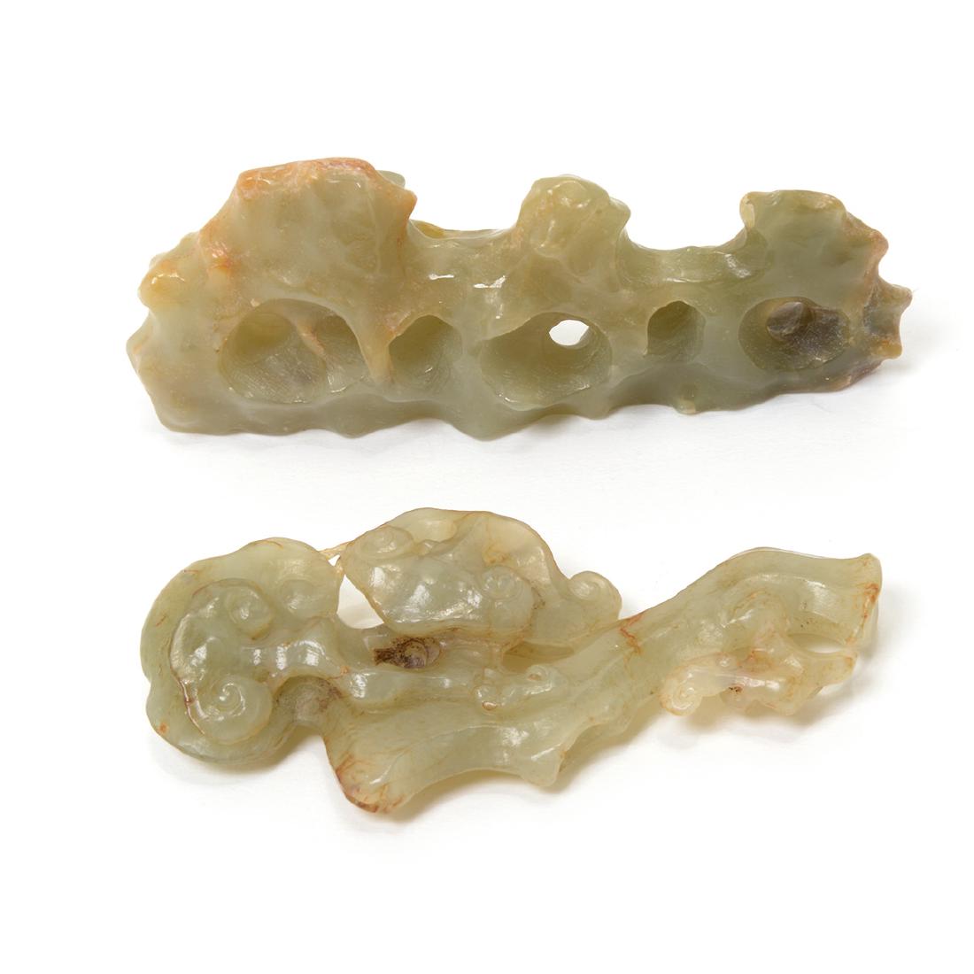 Two Celadon Jade Brush Rests (1 of 6)
