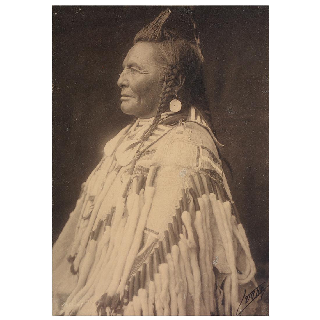 Edward Curtis "Portrait of Native American Man" (1 of 5)