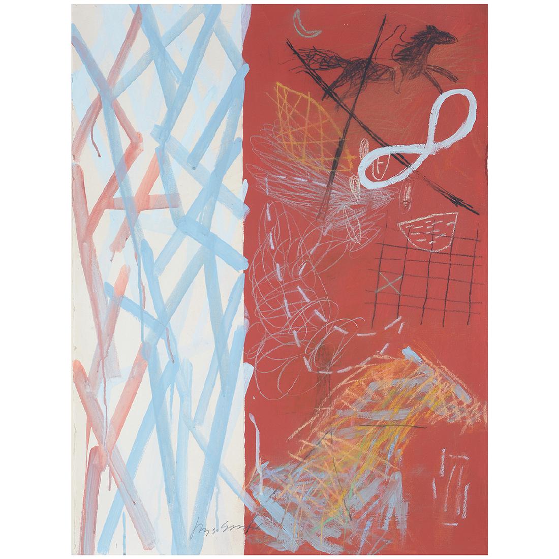 Jaune Quick-To-See Smith "Scene from the Red Lake (1 of 5)