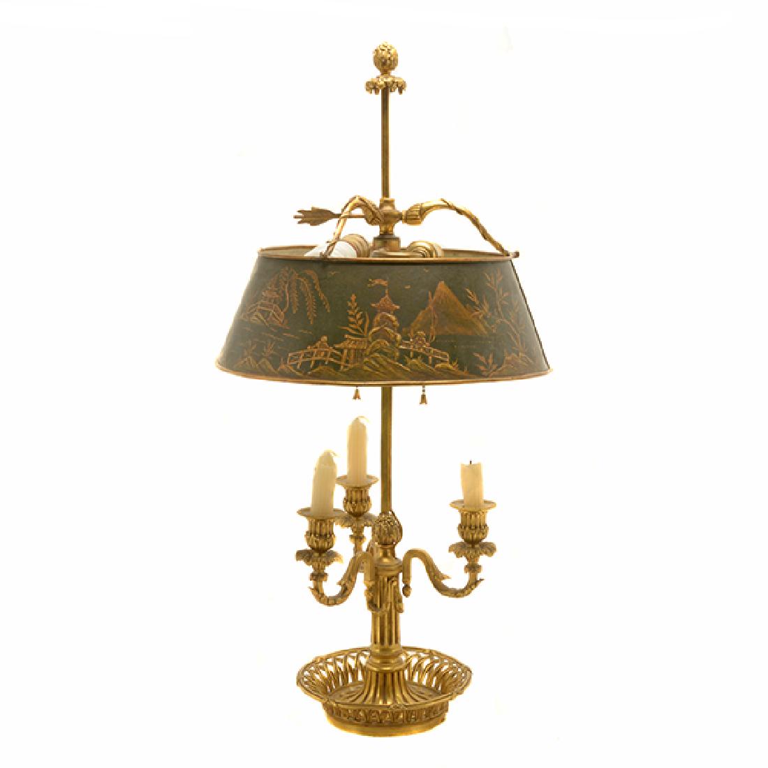 Louis XVI Style Chinoiserie Gilt Bronze and Tole (1 of 7)